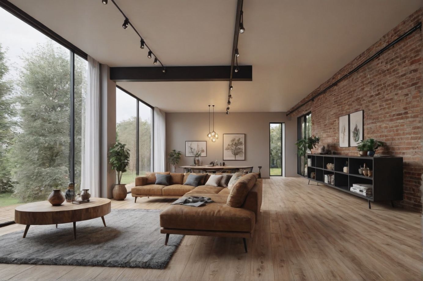 Строгие линии и грубость отделки