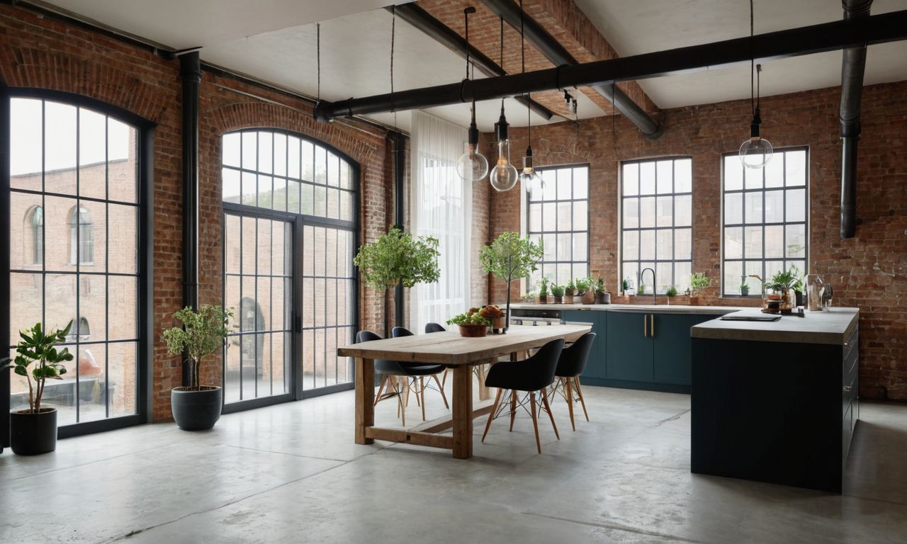 Лофт на кухне: современные решения и идеи