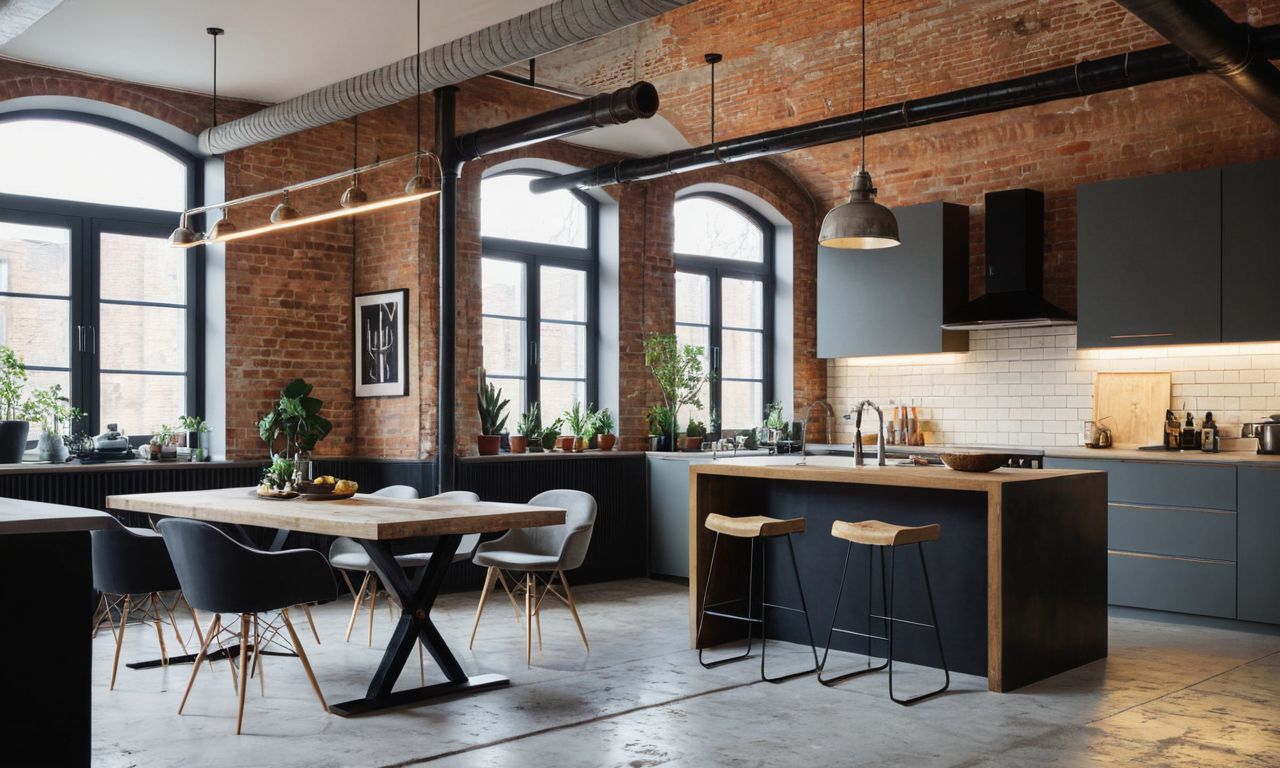 Лофт на кухне: новые тенденции и стильные решения