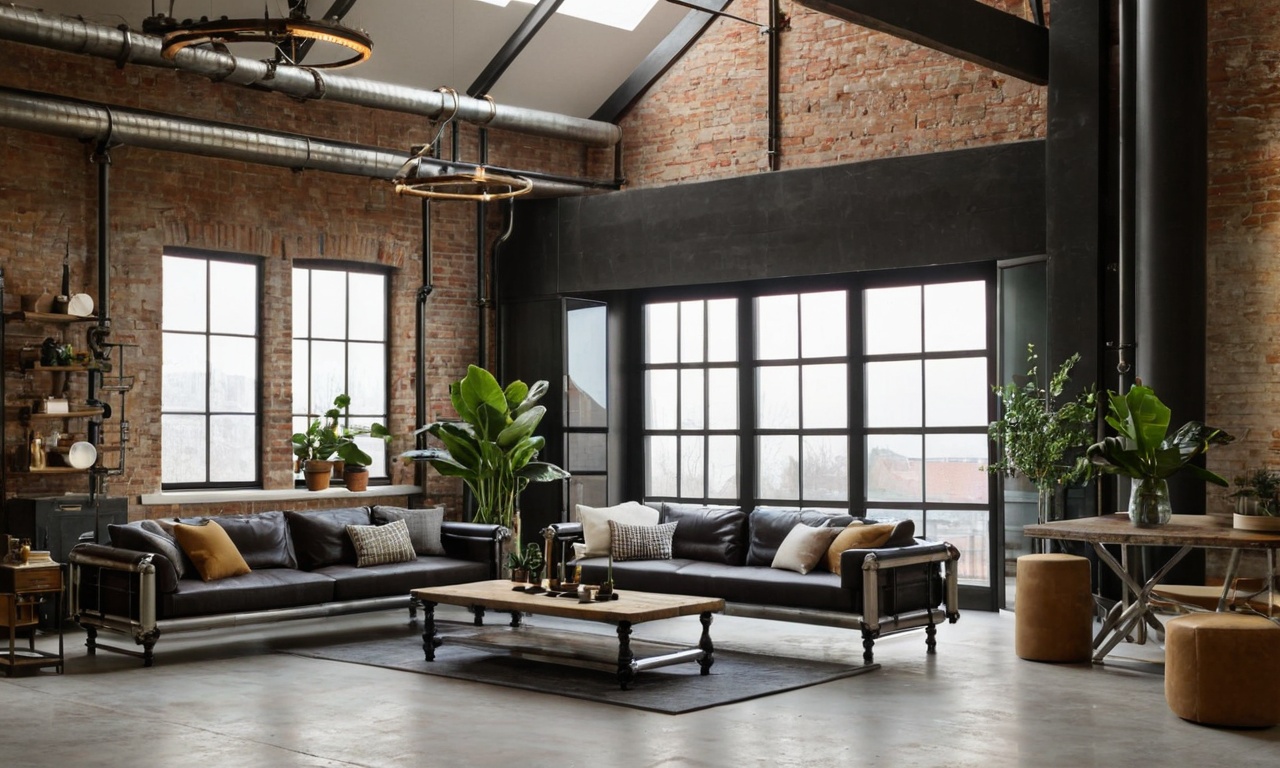Металлические элементы в Лофт-дизайне: идеи и примеры
