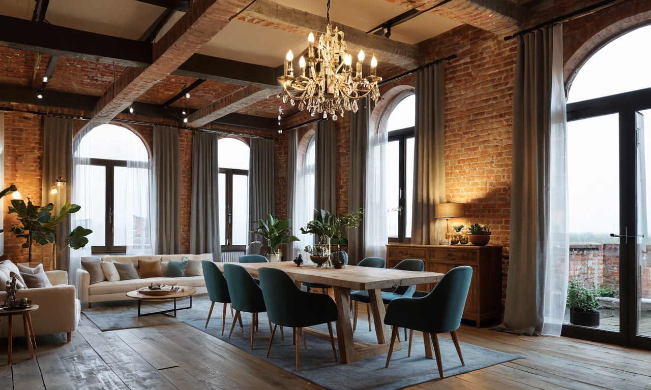 Использование промышленных светильников в интерьере Лофт