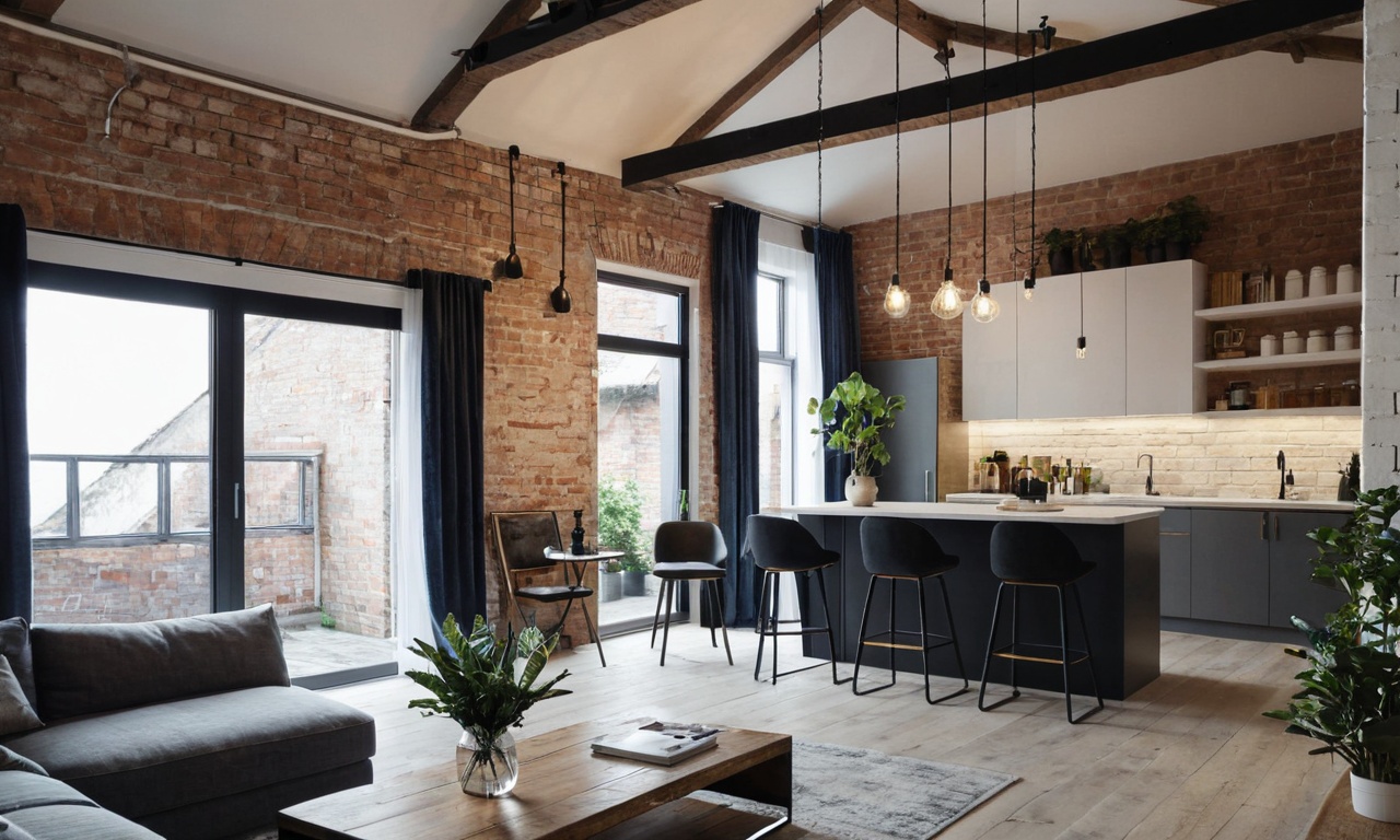 Лофт для гостиной: создание атмосферного пространства для отдыха