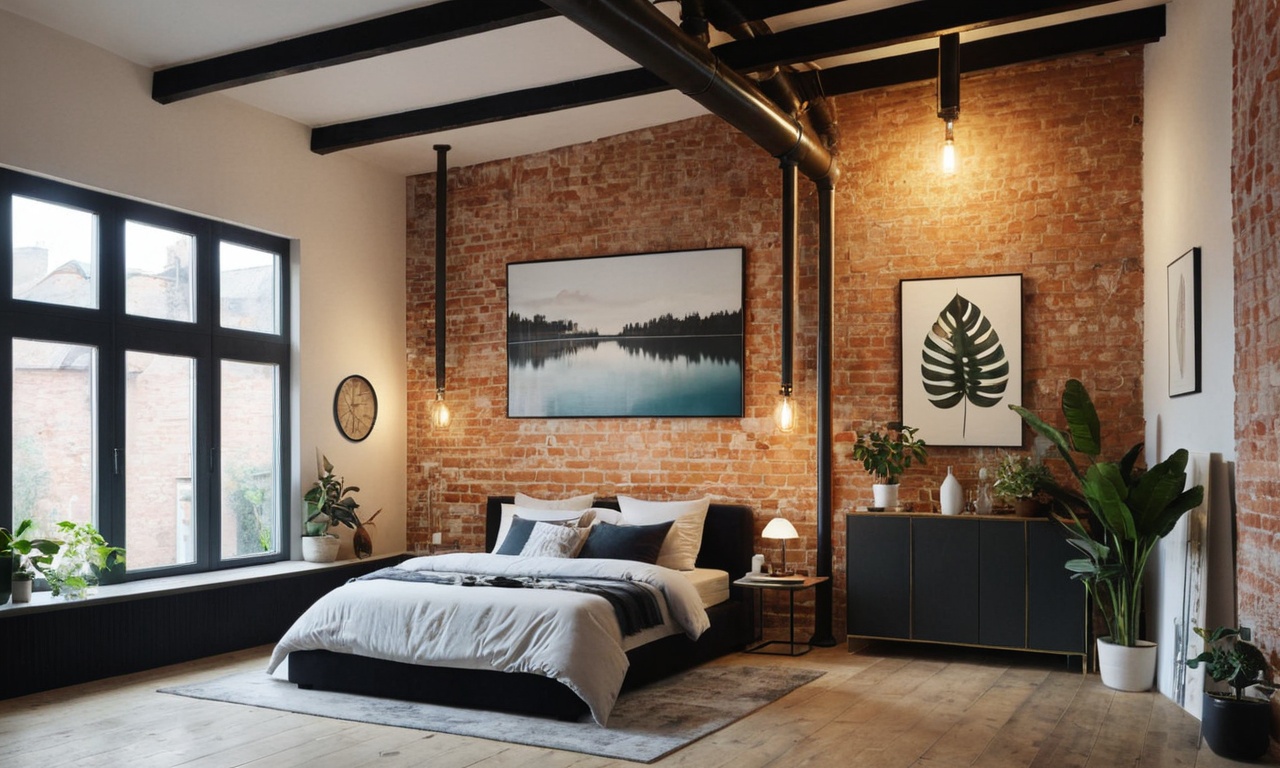 Индустриальные элементы в интерьере в стиле Лофт