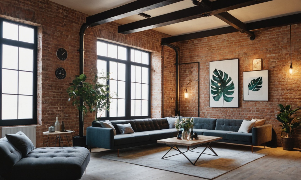 Классический стиль и индустриальные элементы