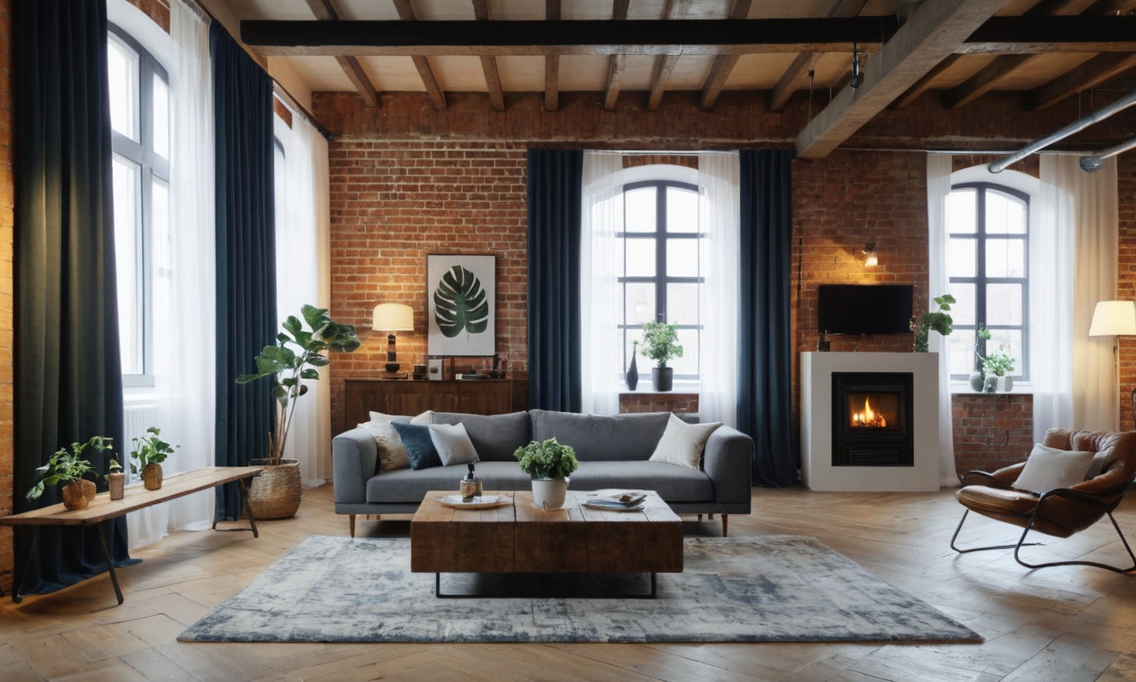 Как использовать промышленные аксессуары в дизайне интерьера Лофт?