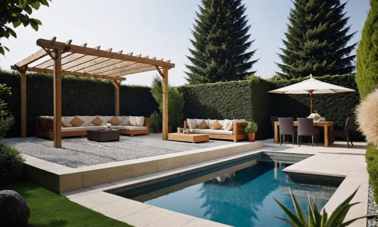 Ландшафтный дизайн в стиле Лофт: сочетание материалов и текстур