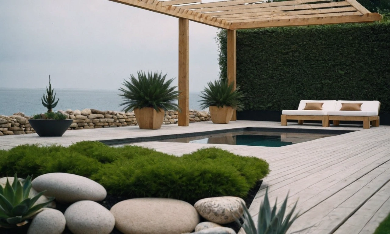 Примеры использования деревянных акцентов в ландшафтном дизайне