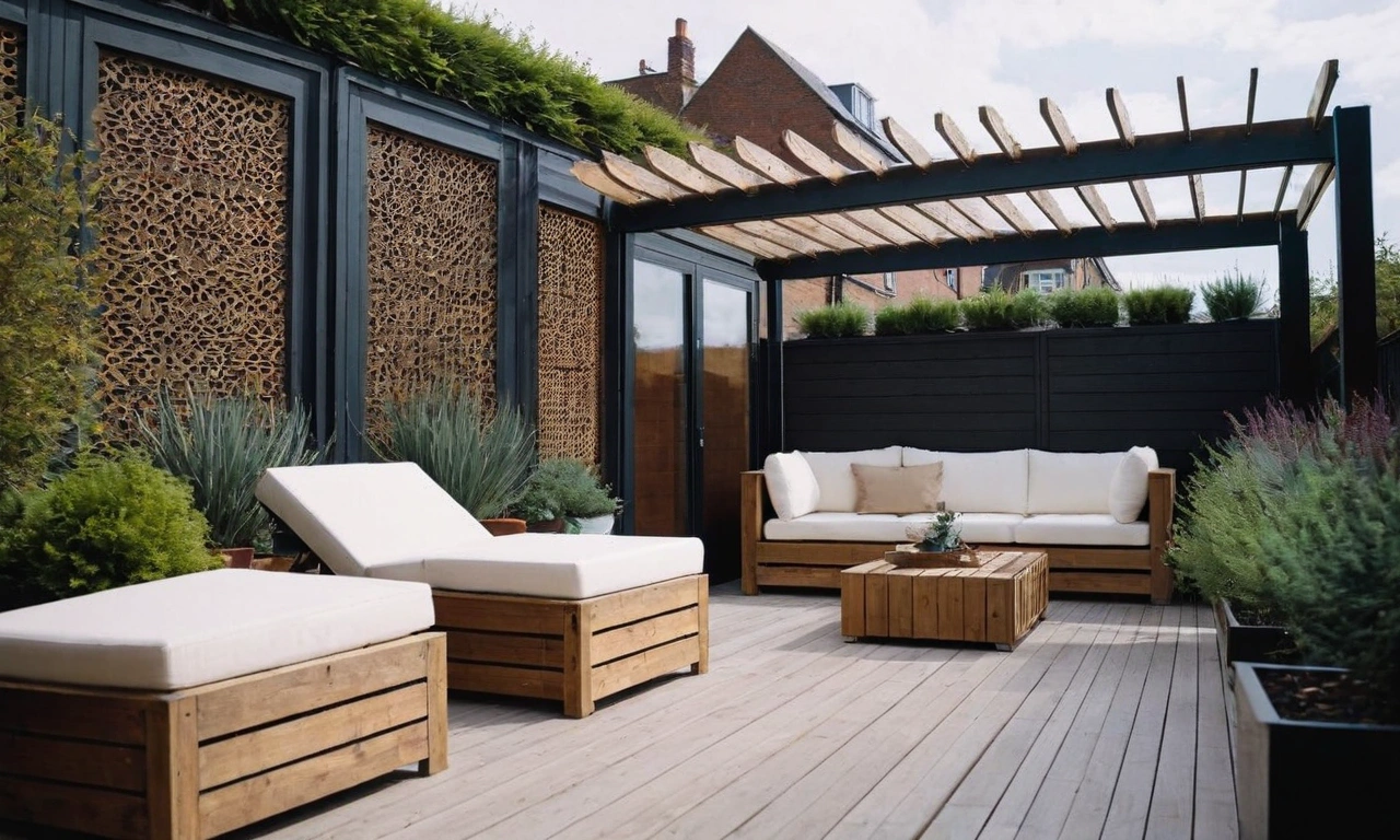 Ландшафтный дизайн в стиле Лофт: как сочетать разные материалы и текстуры