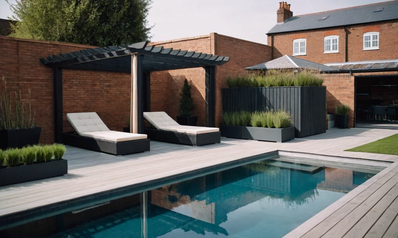 Лофт-дизайн у бассейна: креативные идеи для модного ландшафта