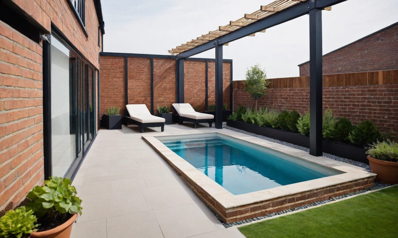 Ландшафтный дизайн в стиле Лофт: использование металла и бетона