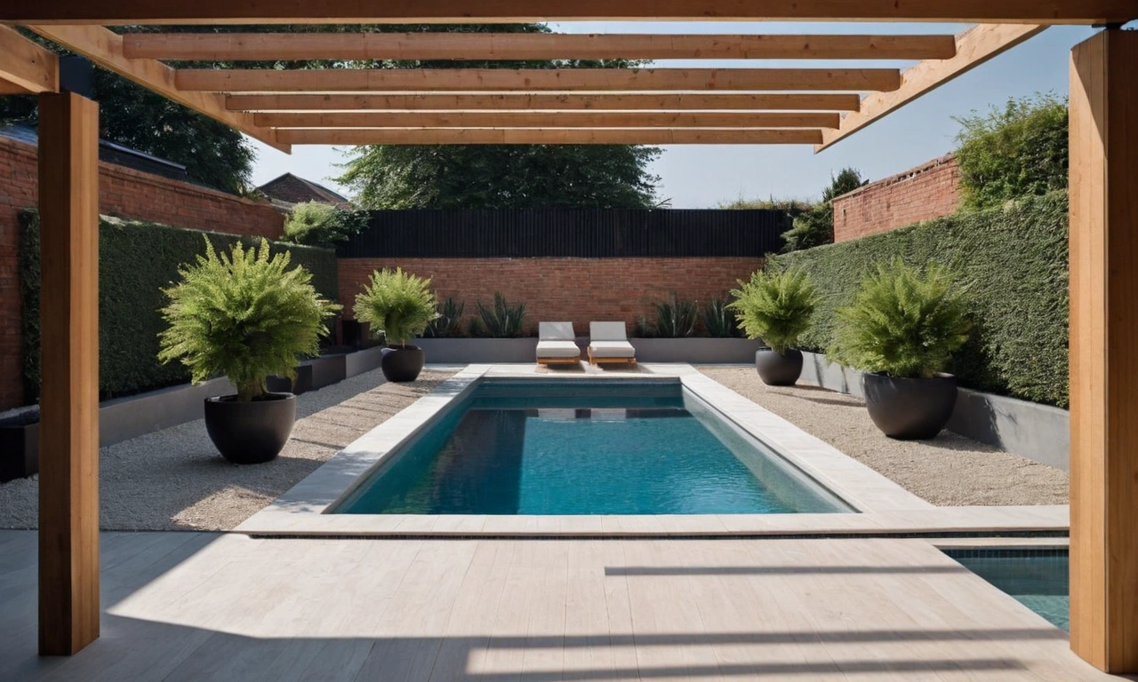 Идеи использования бетона в оформлении ландшафта в стиле Лофт