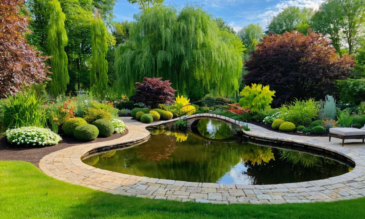 Выбор материалов и элементов дизайна для пруда в лофт-стиле