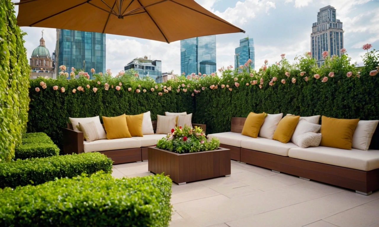 Садовая мебель и декор для городского сада в стиле Лофт
