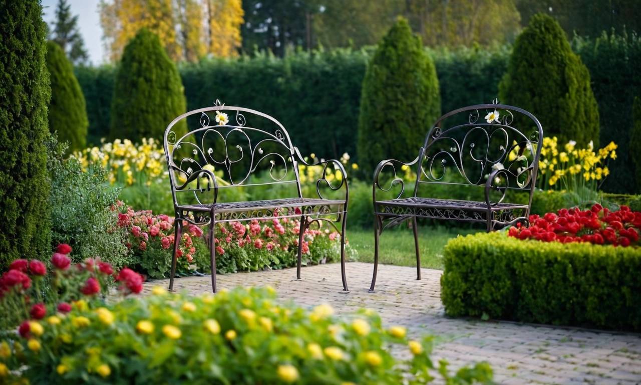 Ландшафтный дизайн в стиле Лофт: использование металла и железа