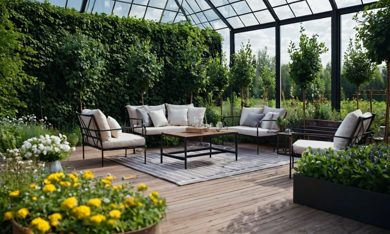 Создание промышленной атмосферы на участке