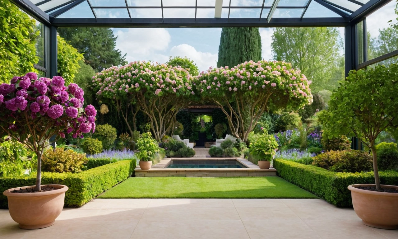 Садовый дизайн в стиле Лофт: особенности