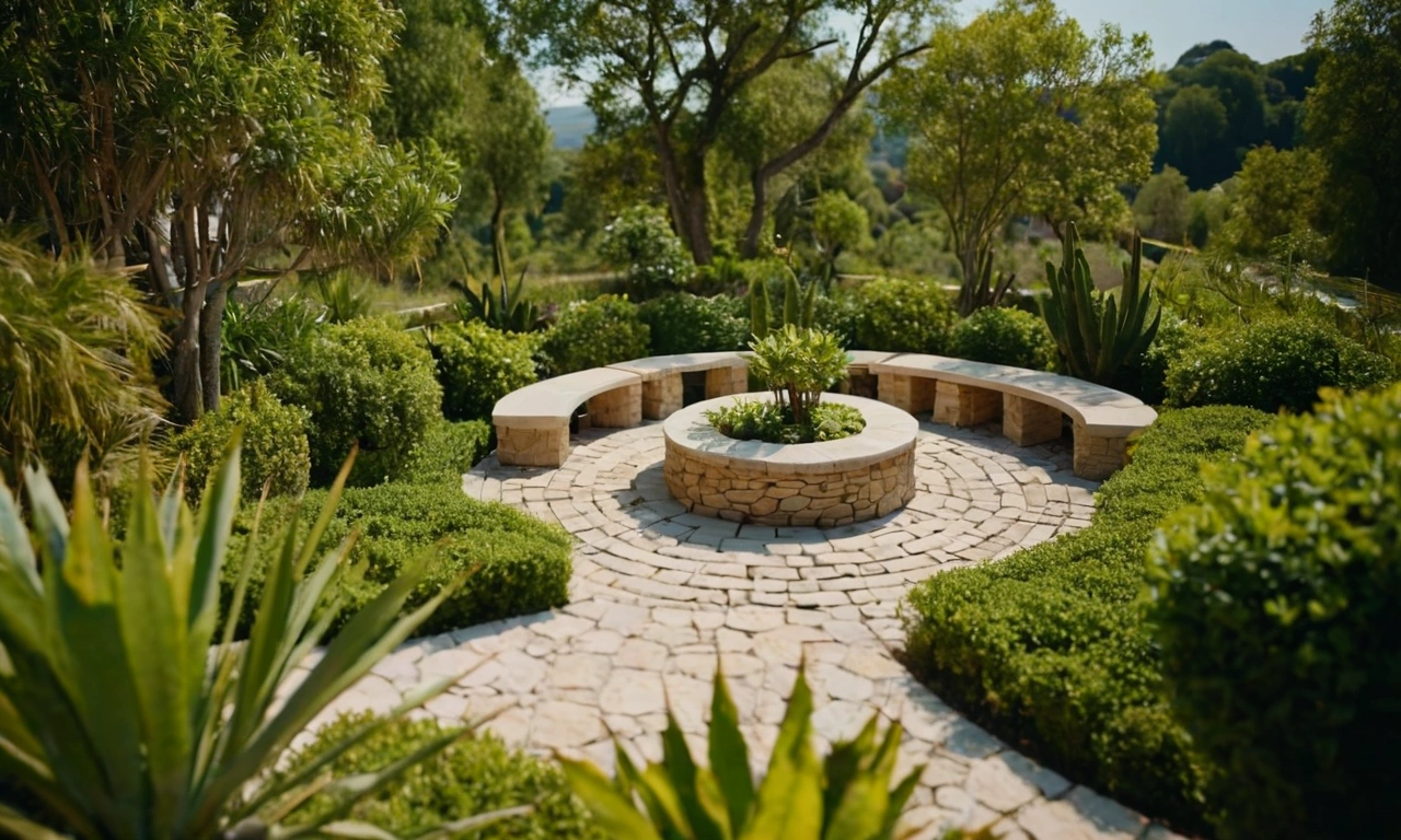 Интересные проекты использования дерева и камня в ландшафтном дизайне в стиле Лофт