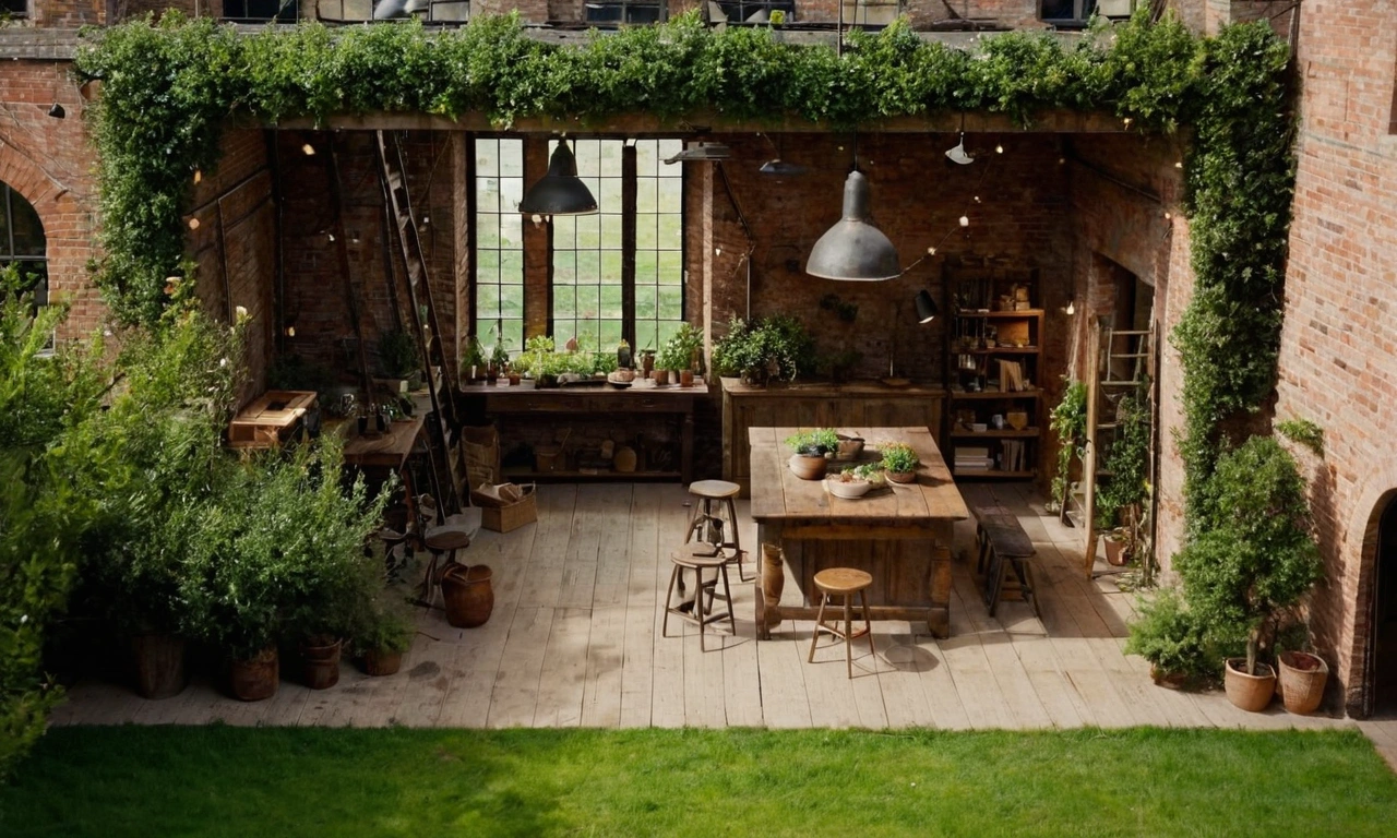 История лофт-дизайна: от промышленных помещений к садовому пространству