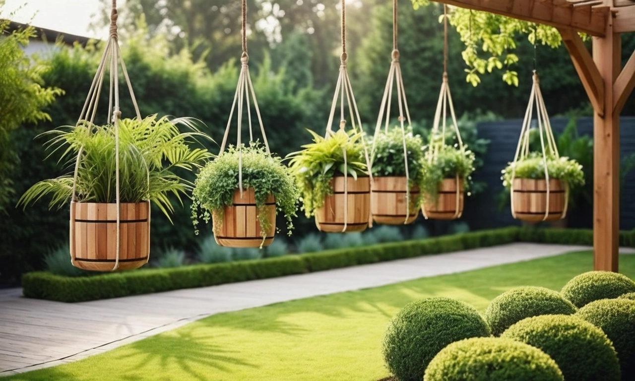 Преимущества висячих горшков