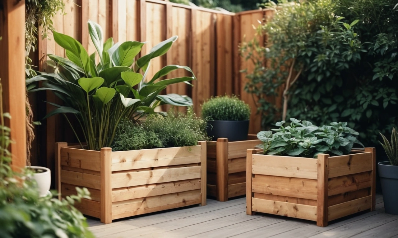 Декоративные элементы в лофт-саду