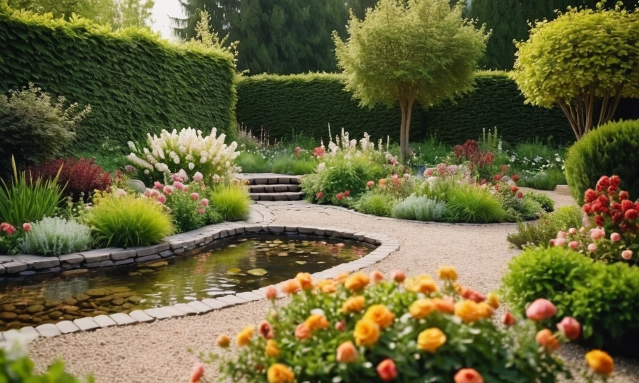 Популярные цветовые решения для лофт-сада