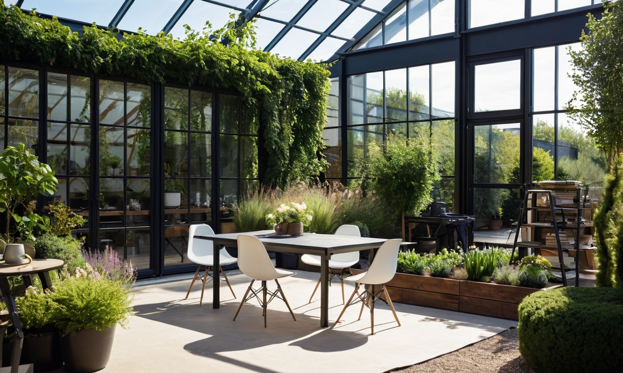 Открытая планировка и большие окна