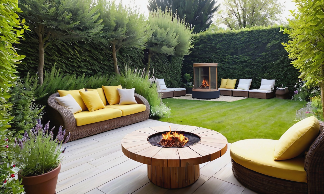 Как использовать промышленные материалы в садовом дизайне?