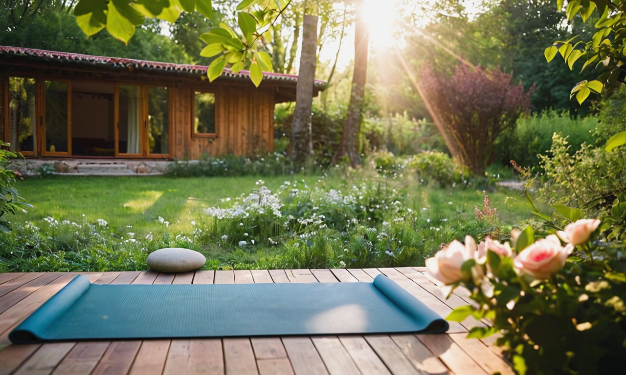 Определите источники освещения в зоне для йоги