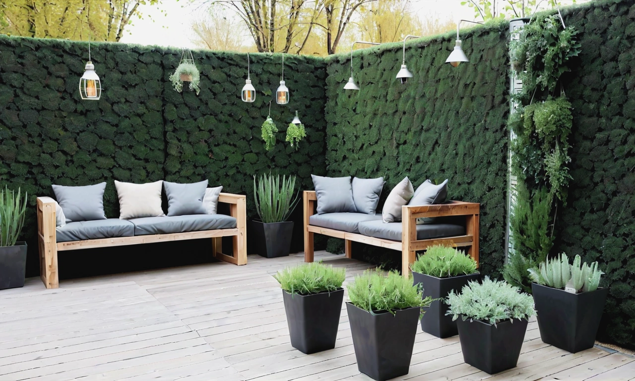 Устройство зеленых композиций