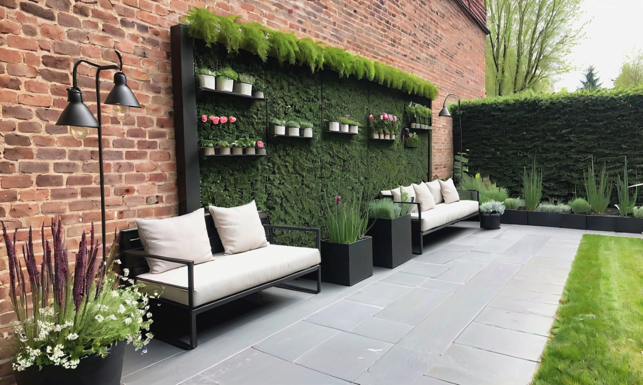 Ландшафтные элементы в стиле Лофт для создания особой атмосферы