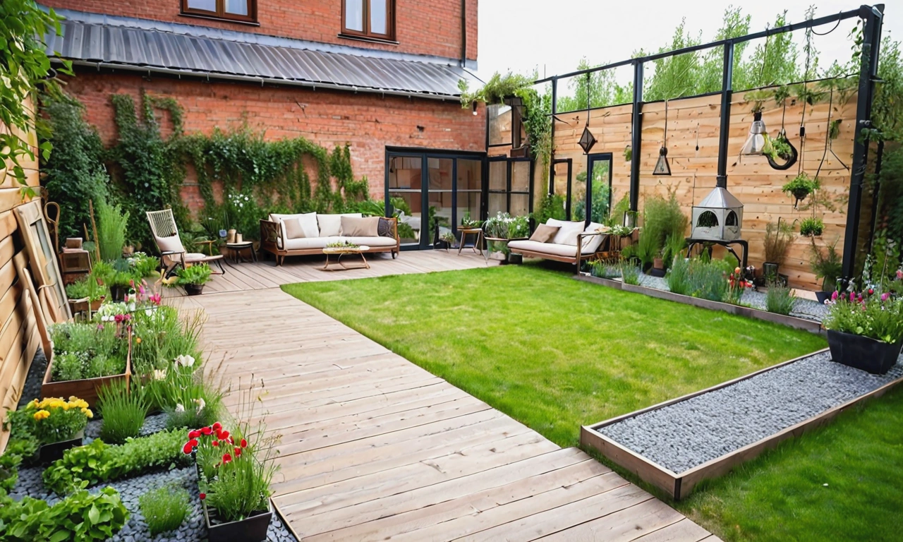 Создание концептуального сада в стиле Лофт