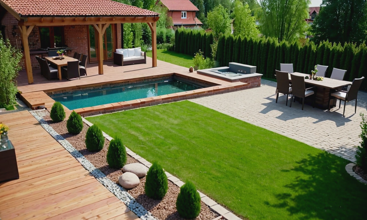 Преимущества ландшафтного дизайна в стиле Лофт