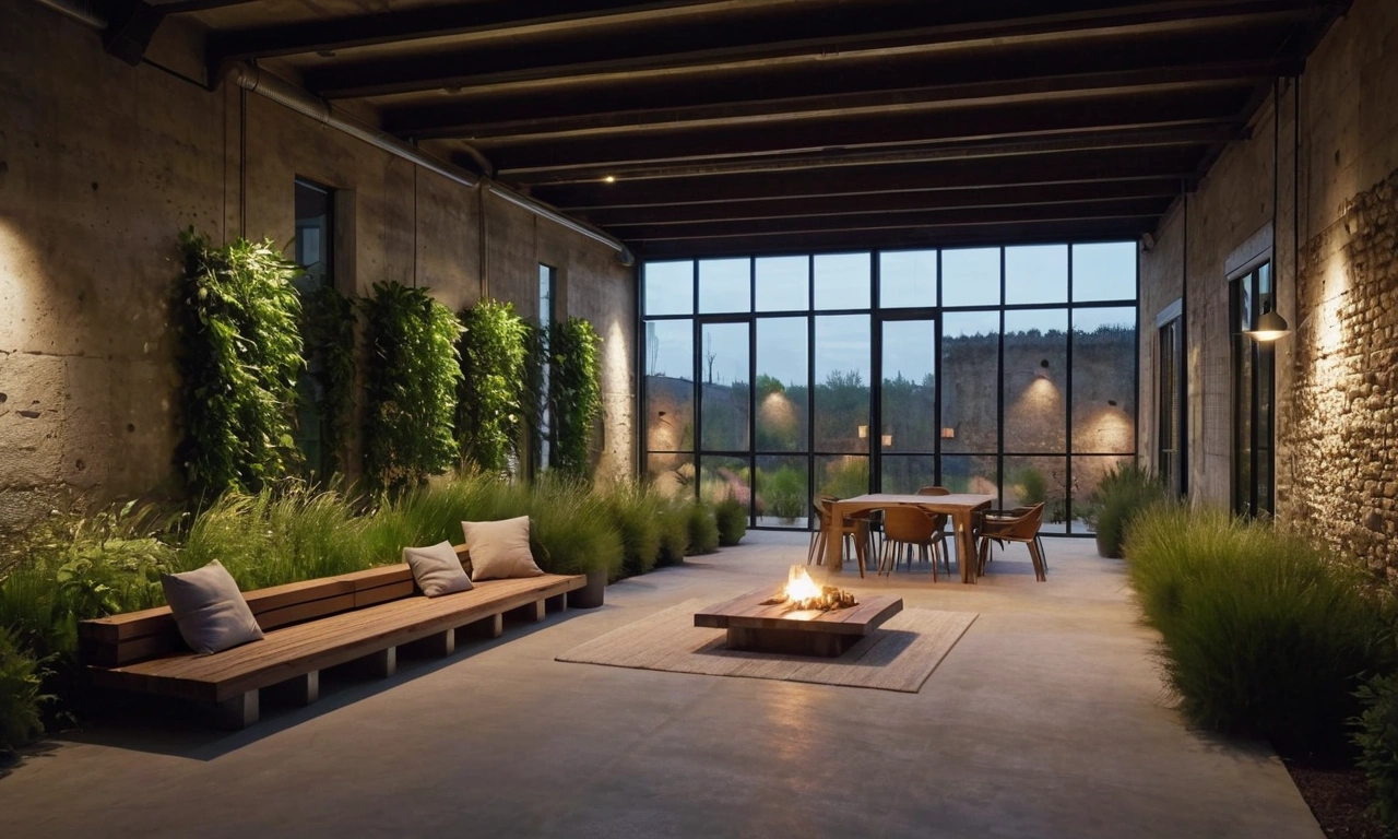 Особенности ландшафтного дизайна в стиле Лофт