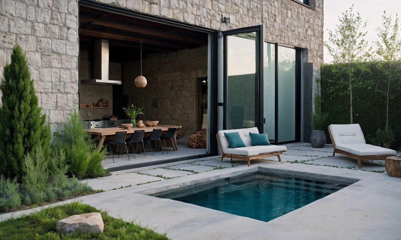 Ландшафтный дизайн в стиле Лофт: использование геометрических форм и линий