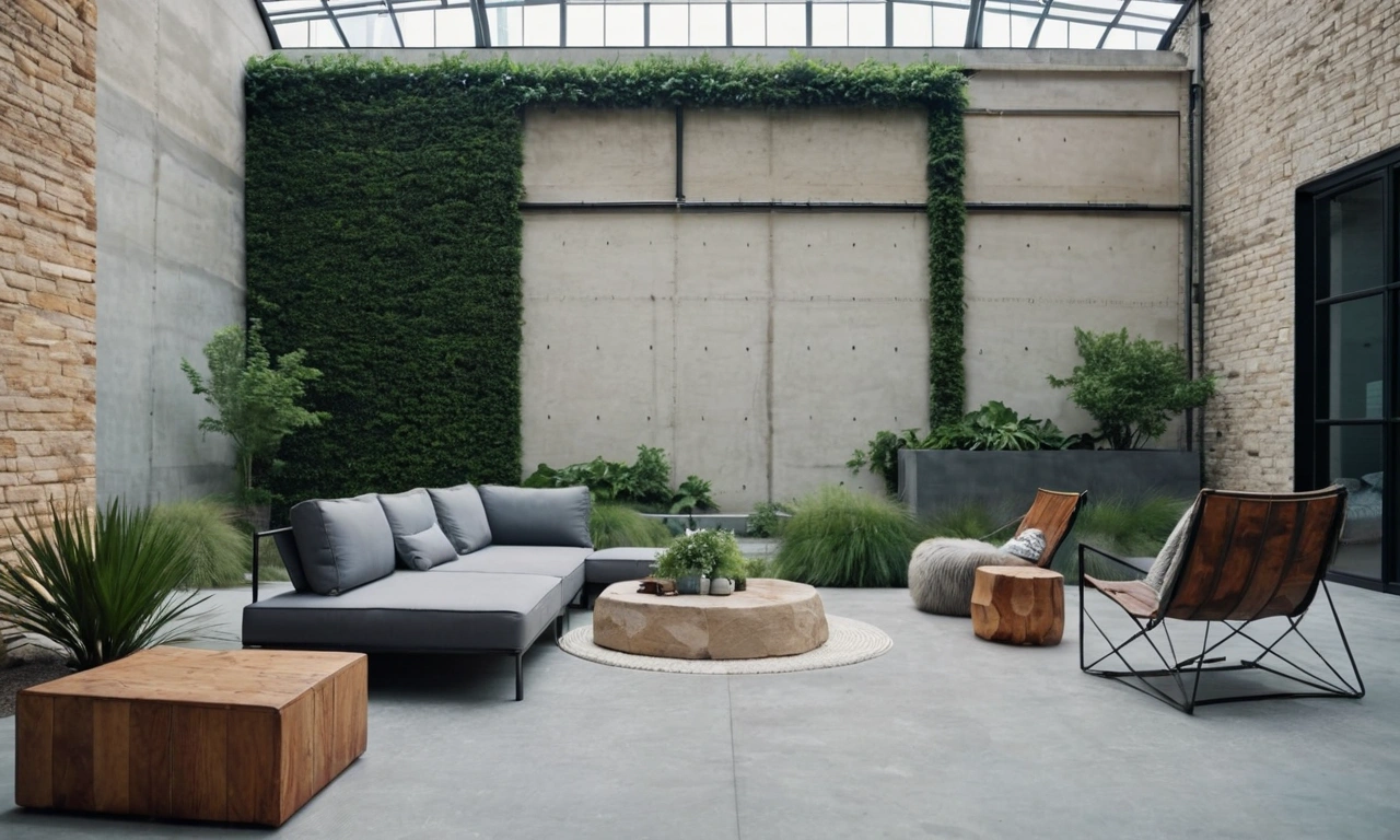 Основные принципы ландшафтного дизайна в стиле Лофт