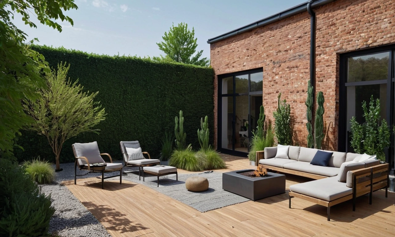 Ландшафтный дизайн в стиле Лофт: использование антиквариата и раритетов