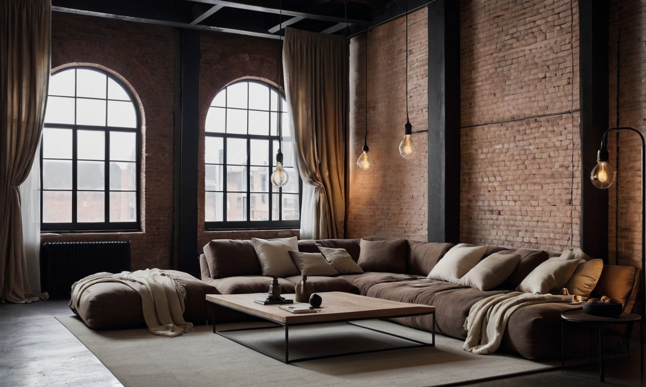 Роль текстиля в создании комфорта и уюта в лофт-интерьере