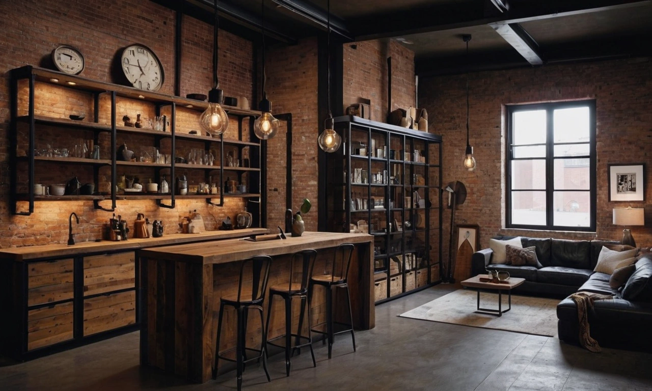 Выбор материалов для открытых полок