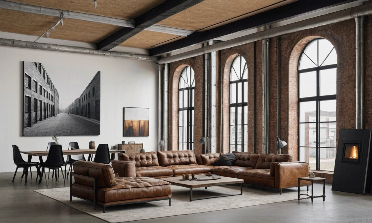 Разделение на функциональные зоны с помощью мебели и перегородок