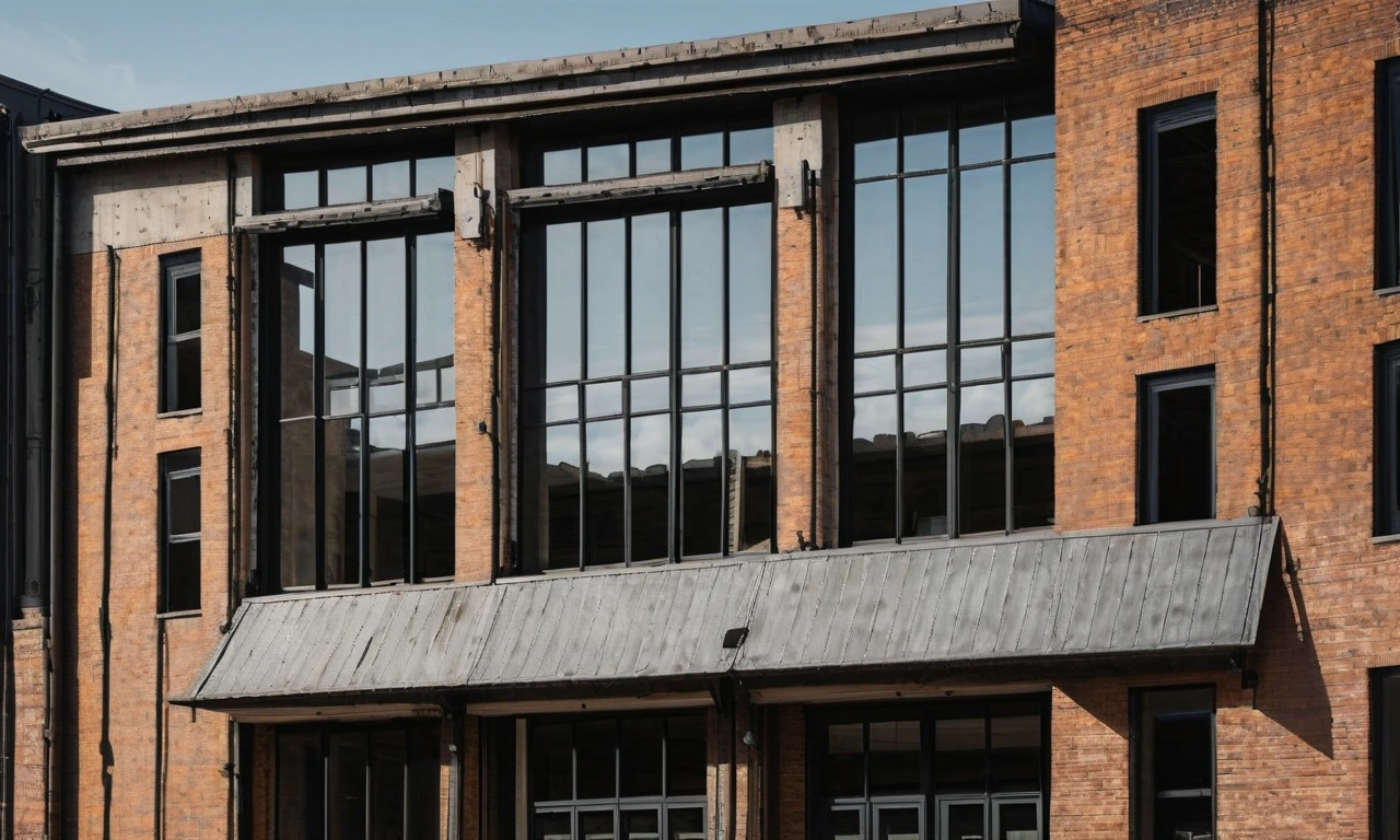 Использование металла и кирпича в фасадных решениях