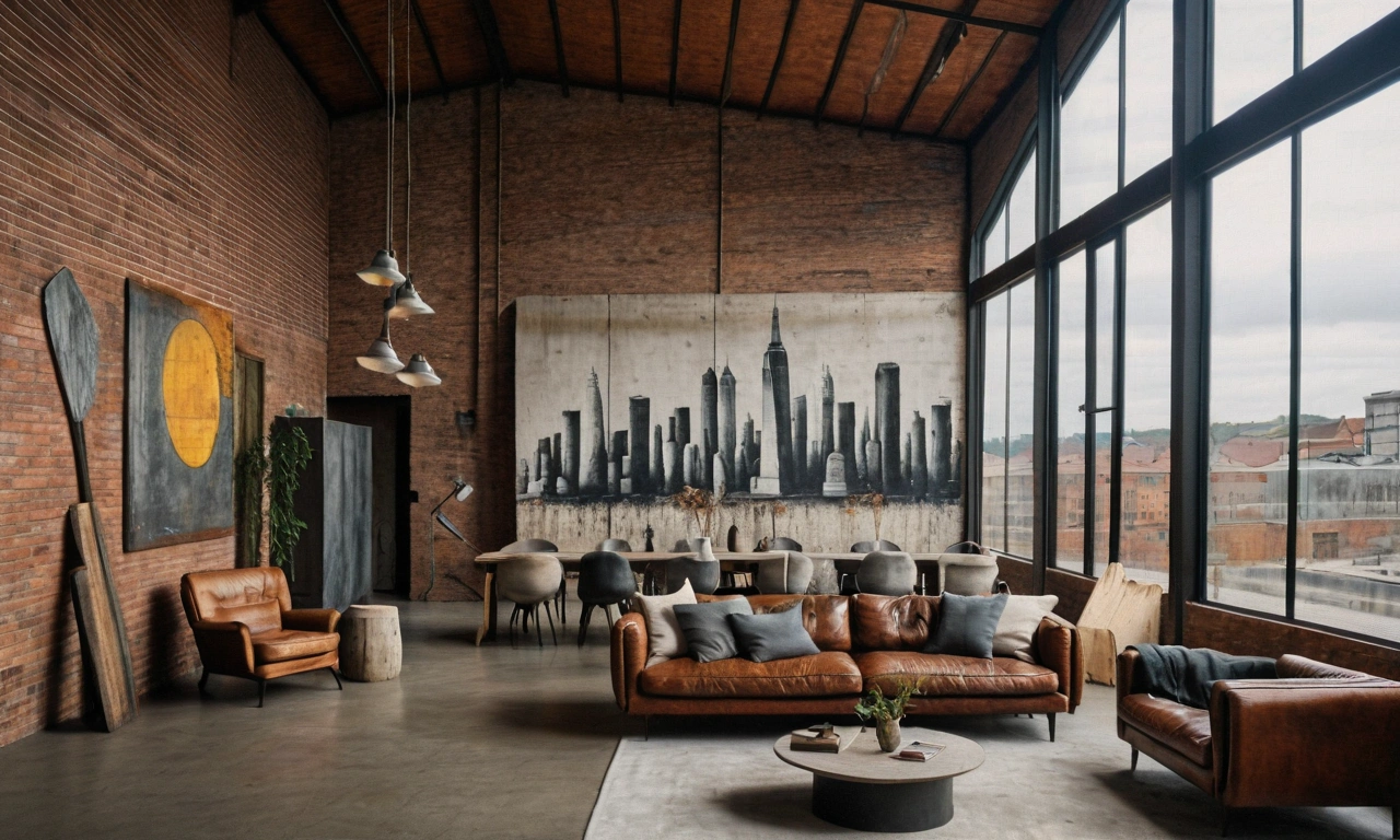 Лофт в индустриальной архитектуре