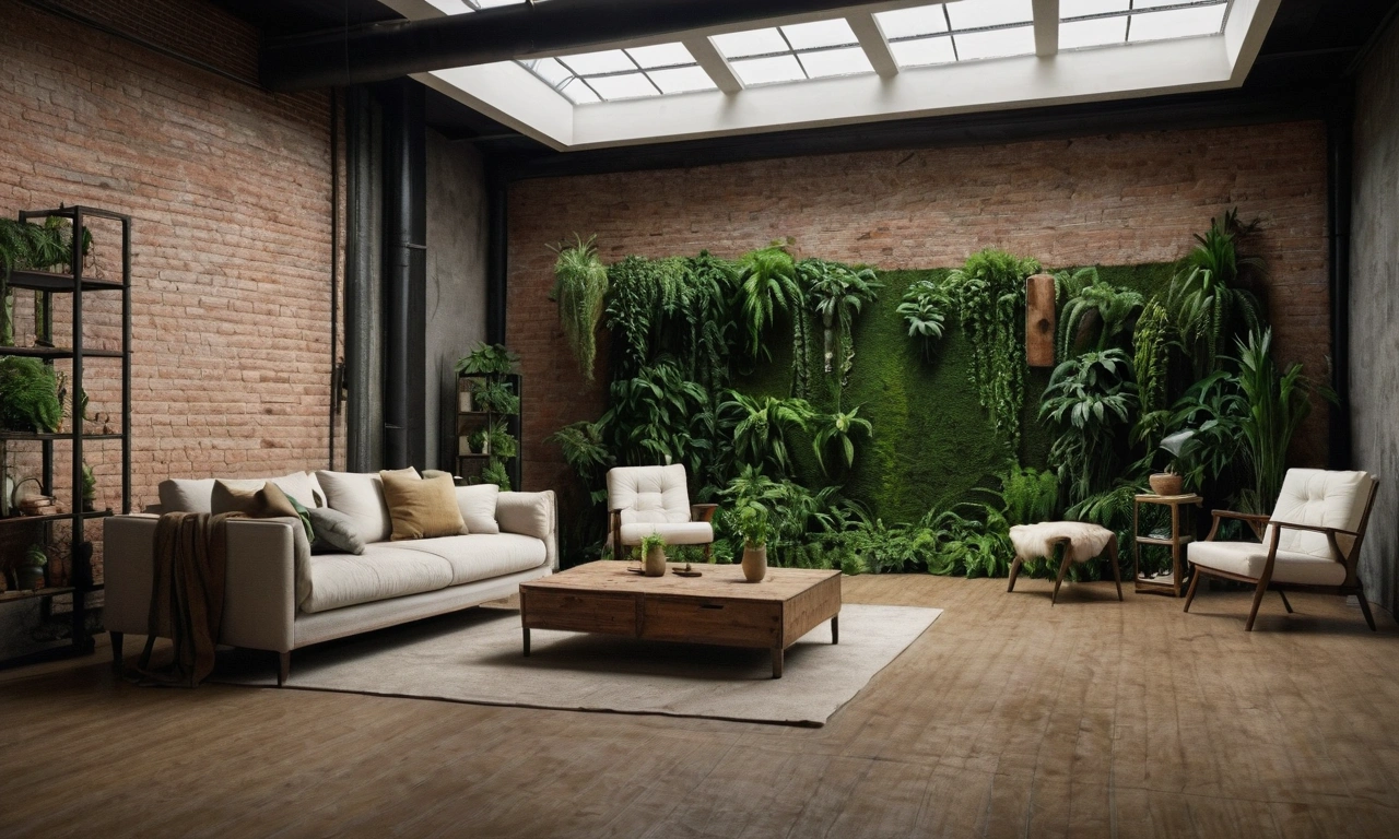 Уход за растениями в лофт-помещениях