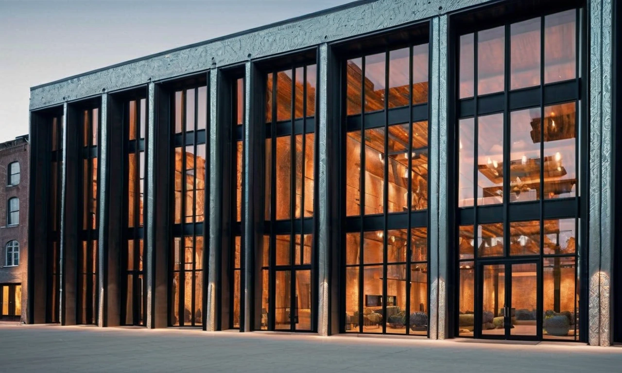 Акценты и фокусные точки в фасаде в стиле Лофт: как привлечь внимание