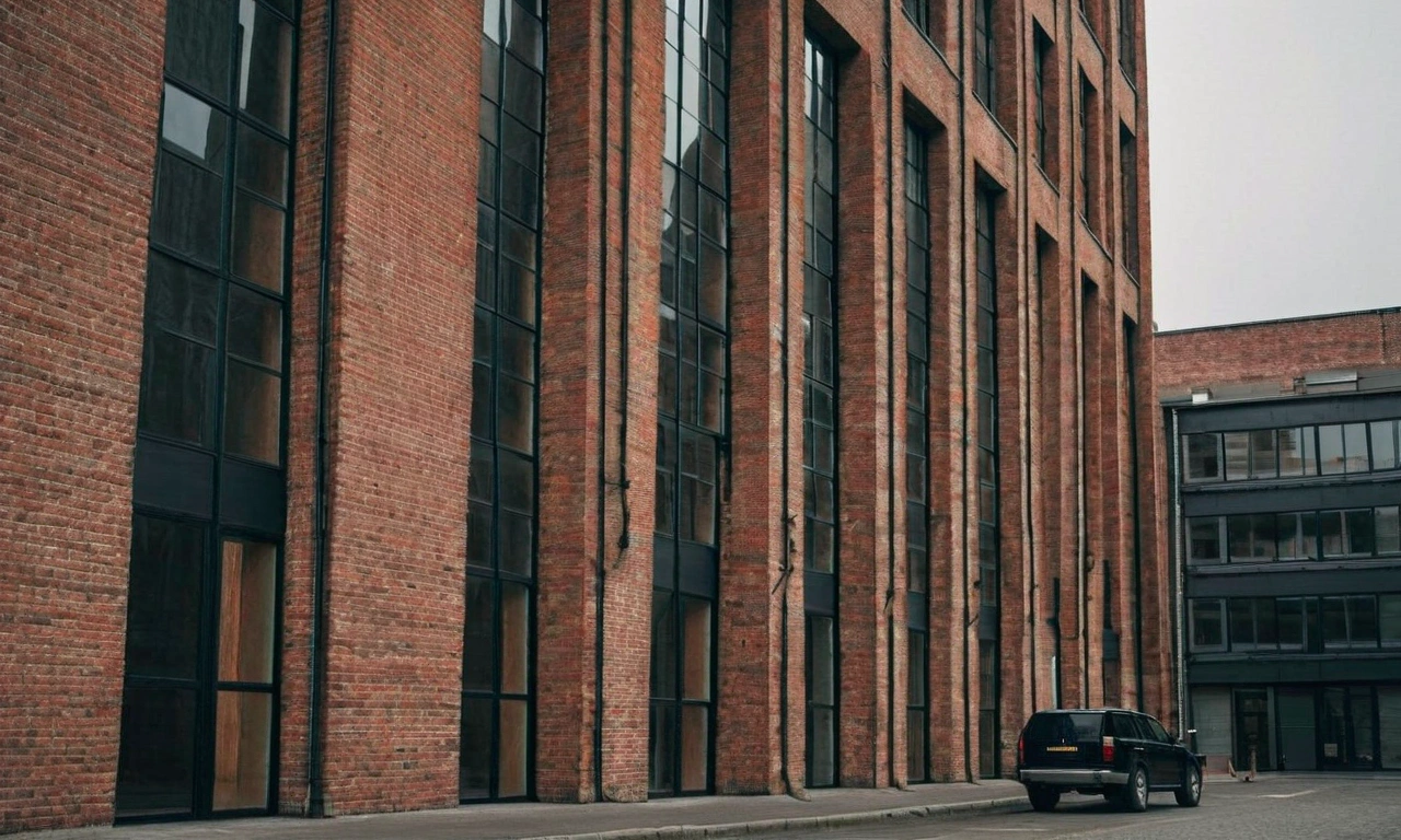 Акцент на металле и стекле