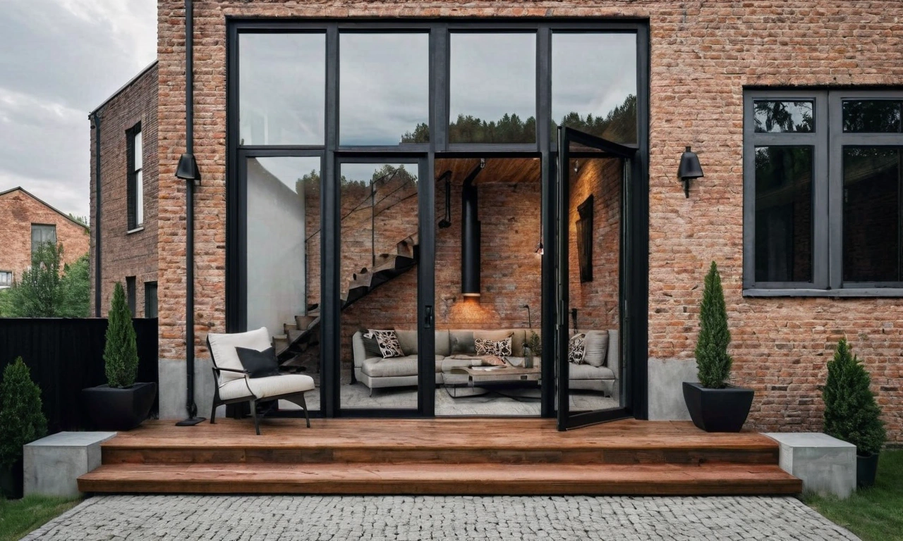 Особенности выбора цветов и отделки фасада в стиле Лофт