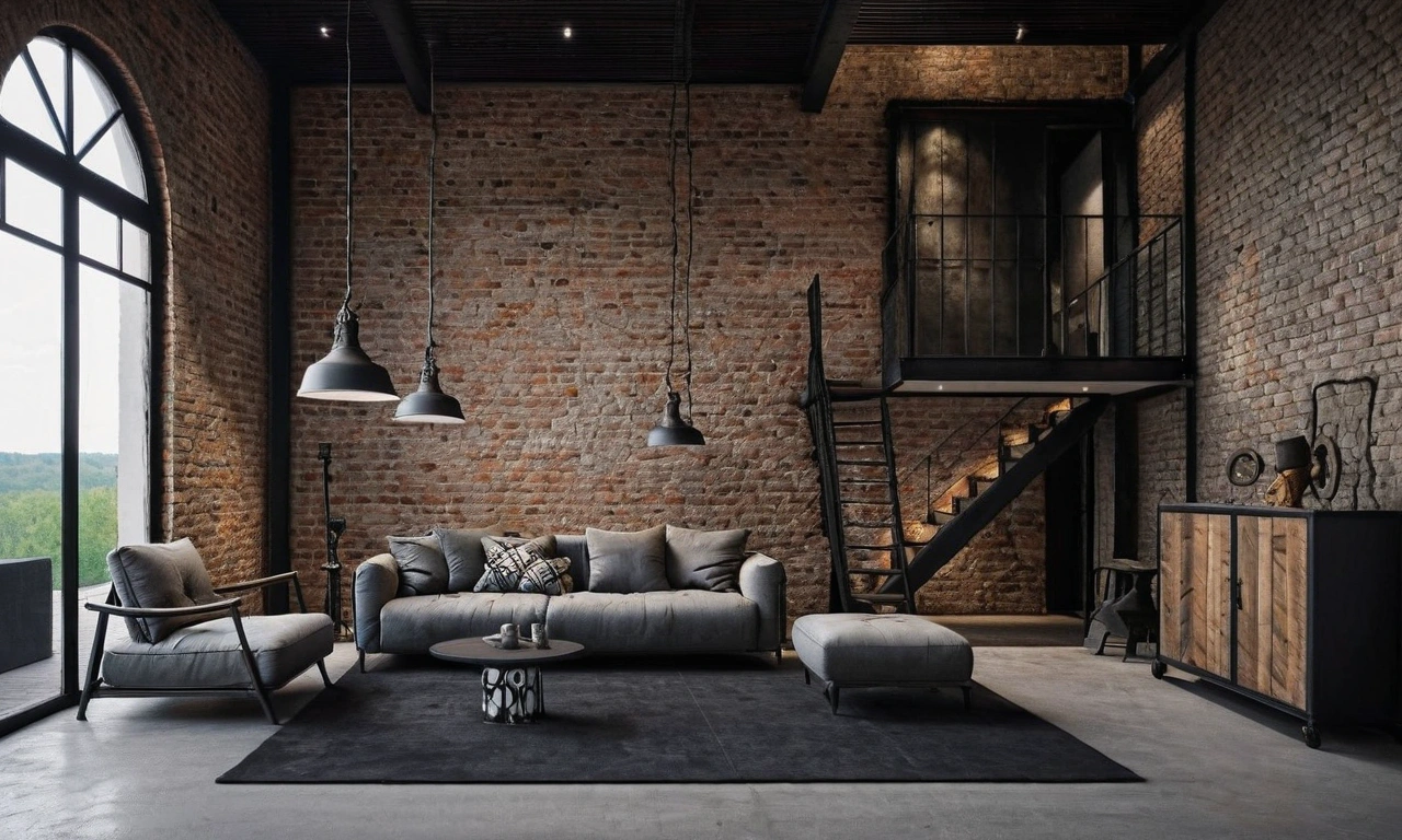 Минимализм в мебели и освещении