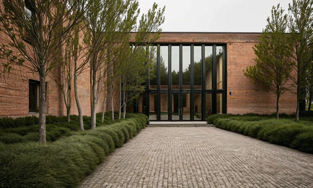 Использование природных материалов в архитектуре и фасаде в стиле Лофт