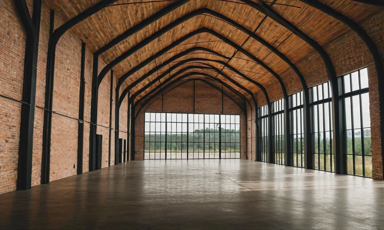 Комбинация различных материалов в архитектуре и фасаде в стиле Лофт