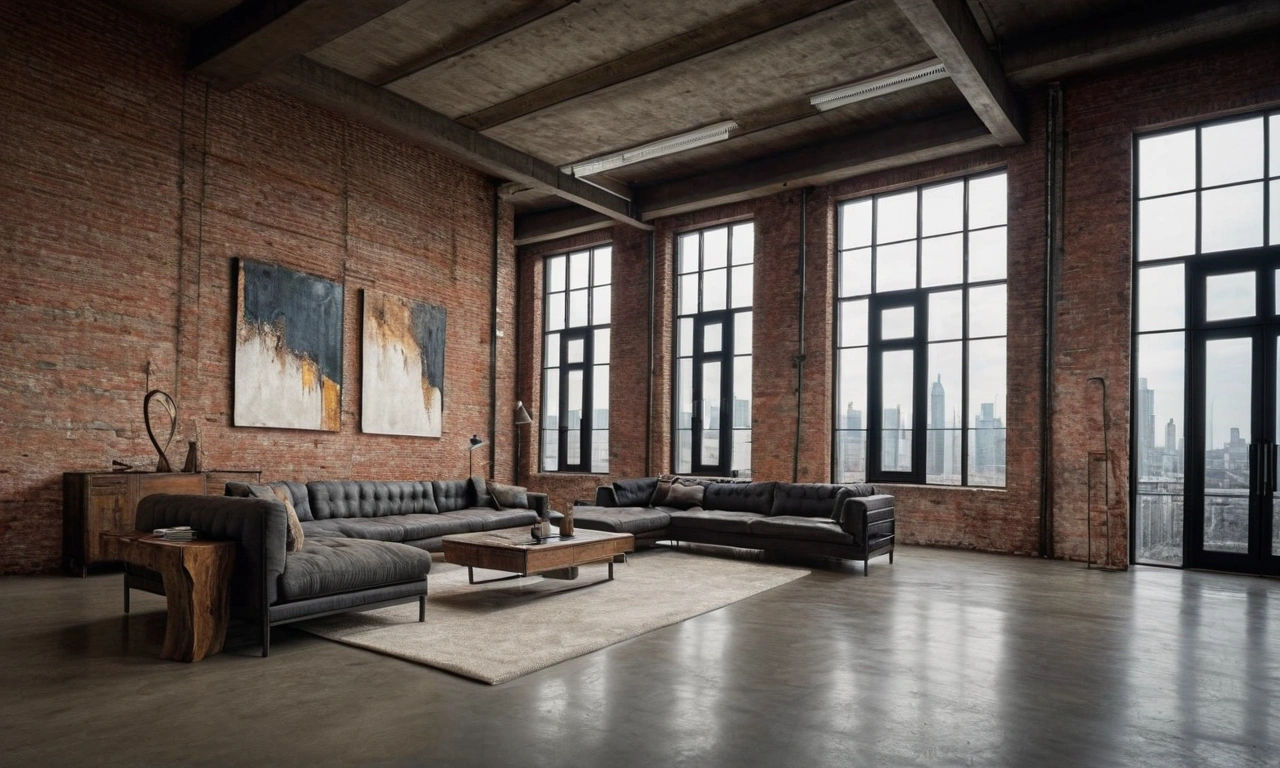 Выбор и установка окон в Лофт стиле