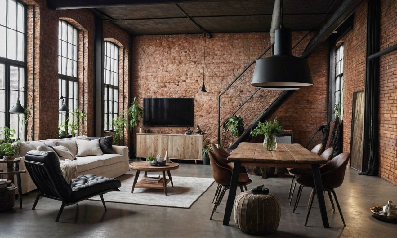Освещение в интерьере Лофт: как создать эффект пространства